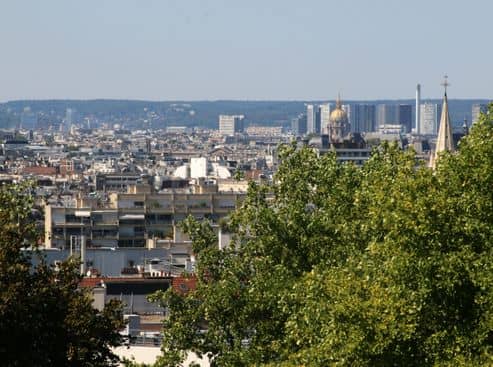 Parc de Belleville à Paris